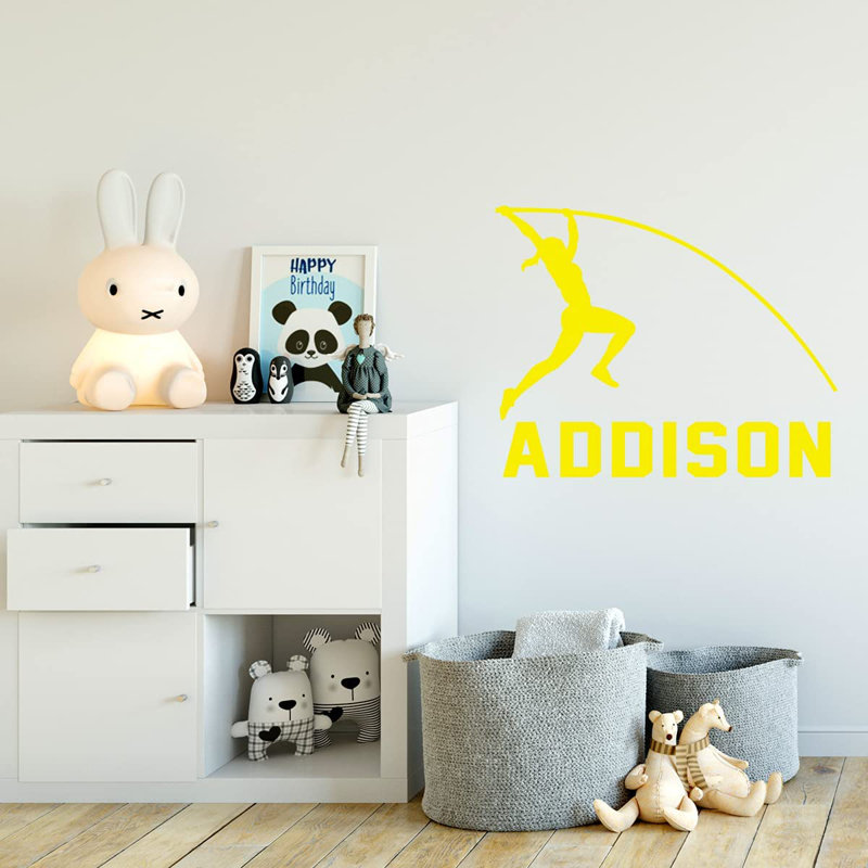 Adhésif mural, H 18 po x l 22,5 po, Jaune