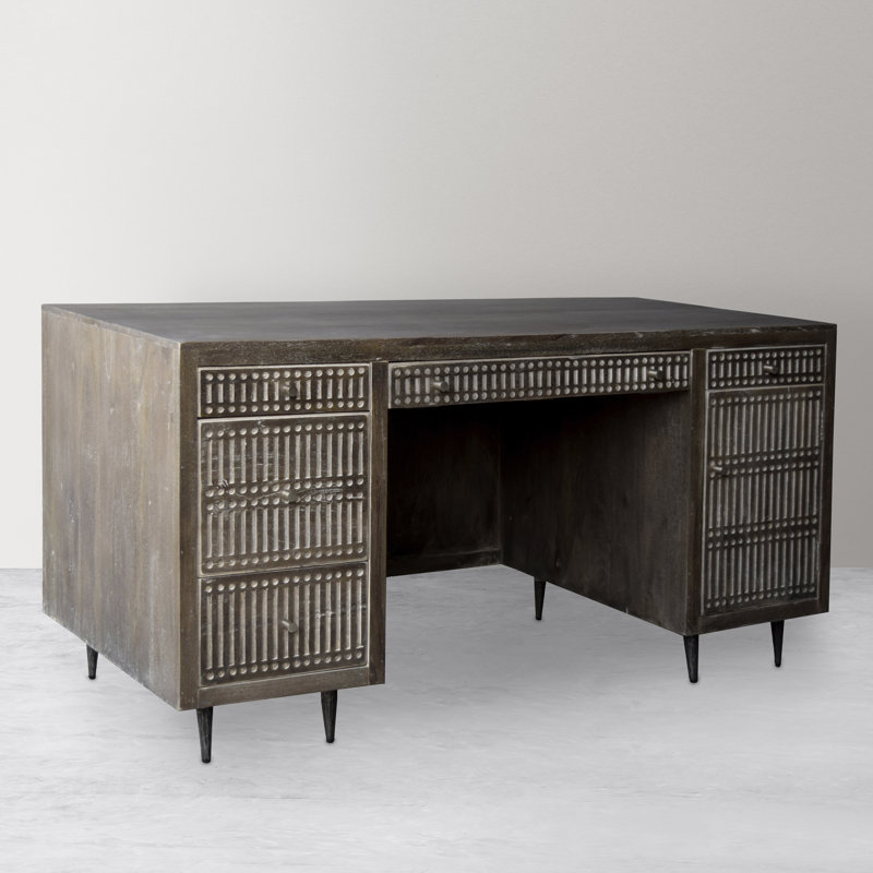 Leicester Solid Wood Executive Desk