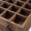 Rustic Oak and Matte Grey Coffee Table – Trunk-Style Storage, Versatile Living Room Accent