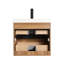 Meuble-lavabo mural 24 po avec lavabo, meuble-lavabo tout bois flottant-1233263087
