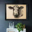 Charcoal Cow I, reproduction d'art sur toile-42325601-42325613