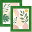 Cadre photo vert, verre véritable-44641618-44641621