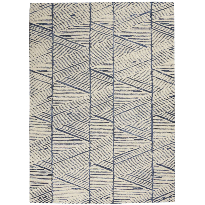 Christoffer Hand Tufted Wool Indoor Rug, Rectangle 3'9" x 5'9"