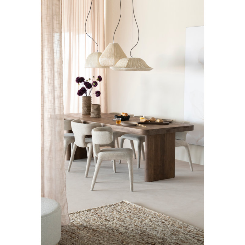 Edward Dining Table 240, 30"H x 94"L x 39"W