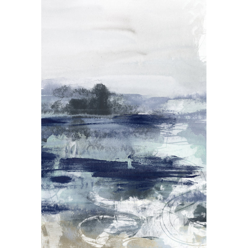 Tidal Motion II by June Erica Vess - Wrapped Canvas Painting, 91cm H x 61cm W