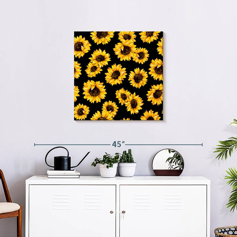 Tournesols décoratifs Harnek, H 24 po x l 24 po