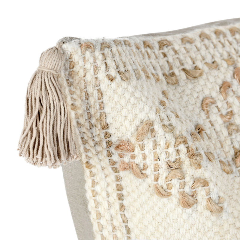 Ferri Lumbar Pillow Insert, Ivory/Natural