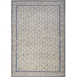 Oriental Area Rug in Blue/Beige