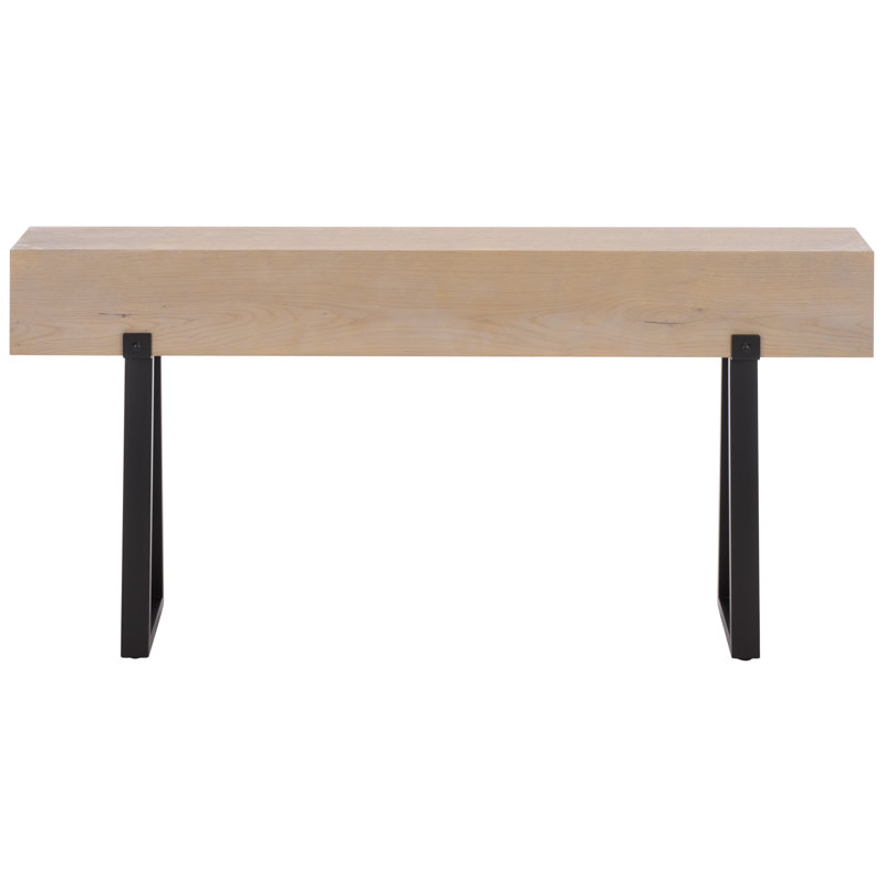 Vonette Steel Leg Console, Natural
