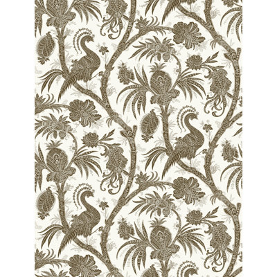 Oriana Balinese Peacock Smooth Wallpaper Roll
