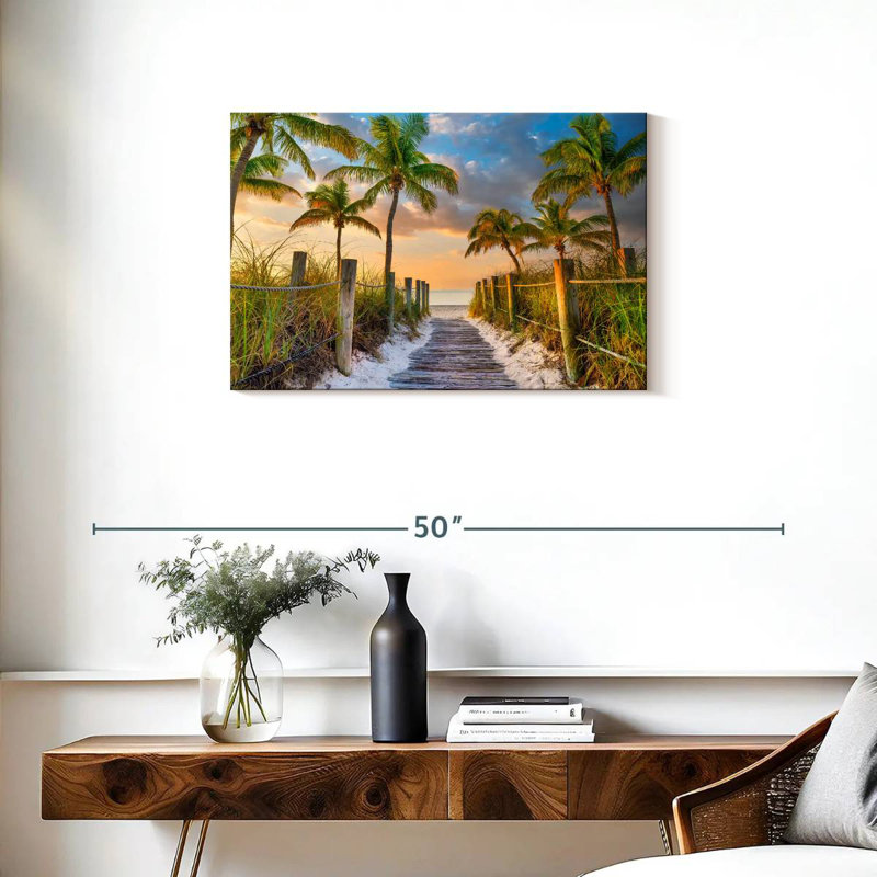 Ravi Tropical Beach Sunrise Key West FL, 20" H x 30" W