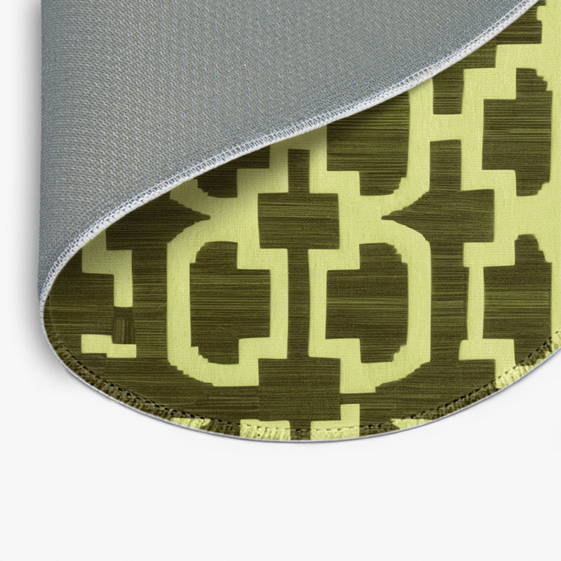 Tapis vert intérieur et extérieur Trellis, Rond 5 pi