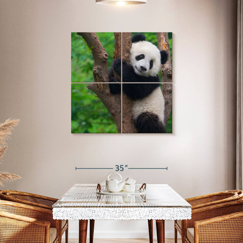 Bramble adorable panda, H 38 po x l 38 po