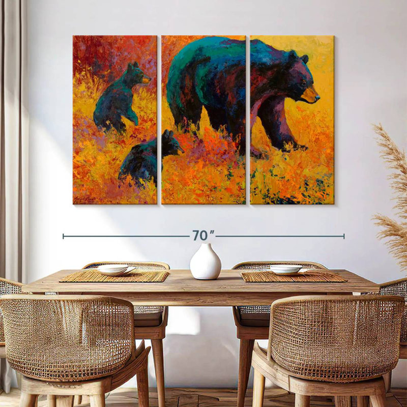 Brampt Double Trouble Black Bear, 42" H x 65" W