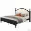 Lit plateforme en bois avec tête de lit tapissier, tissu beige-1707550665-1707550667