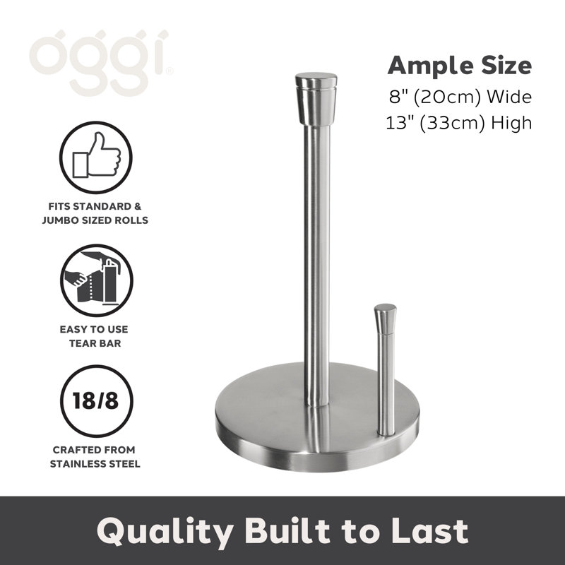 OGGI Neat Free Standing Paper Towel Holder