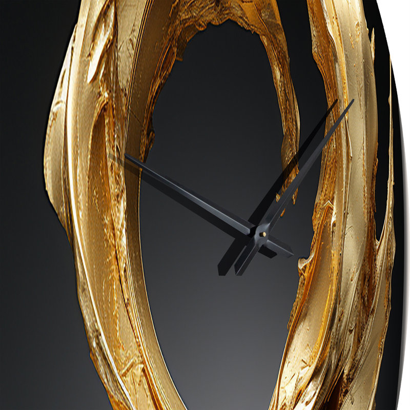 Horloge murale abstraite en spirale, Petit