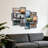 12 Opening Distressed Grey Collage Picture Frame