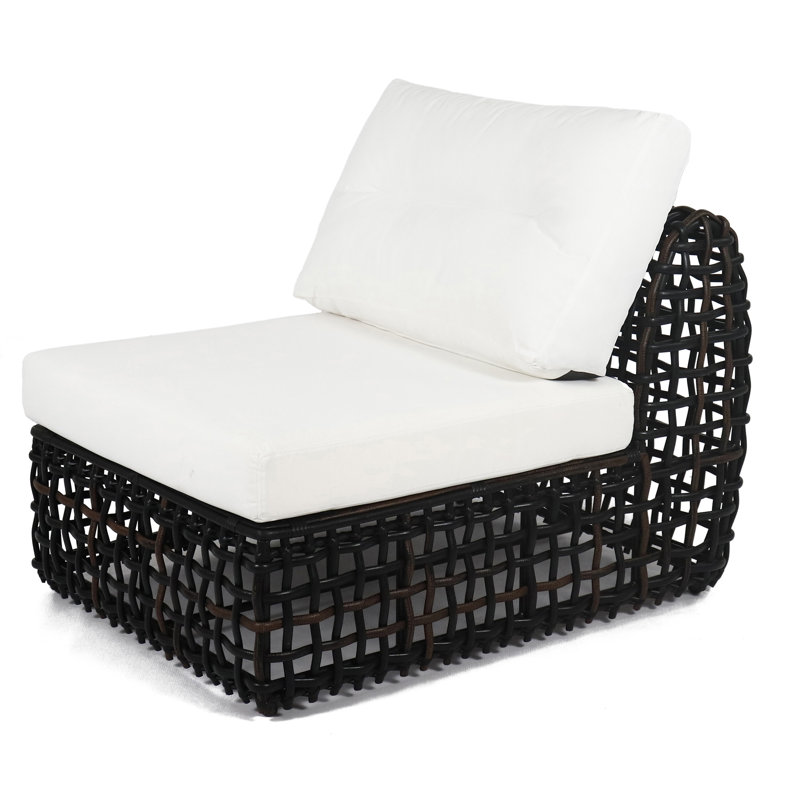 Dynasty Outdoor Lounge Chair, Kubu, Canvas Black Sunbrella® Canvas