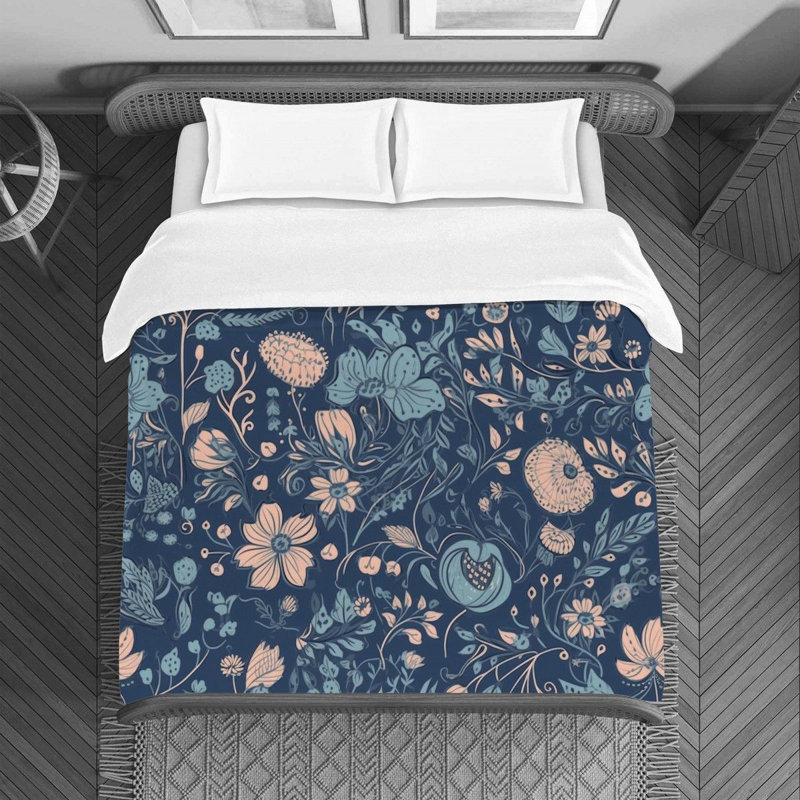 Floral Bedding, Twin Duvet Cover