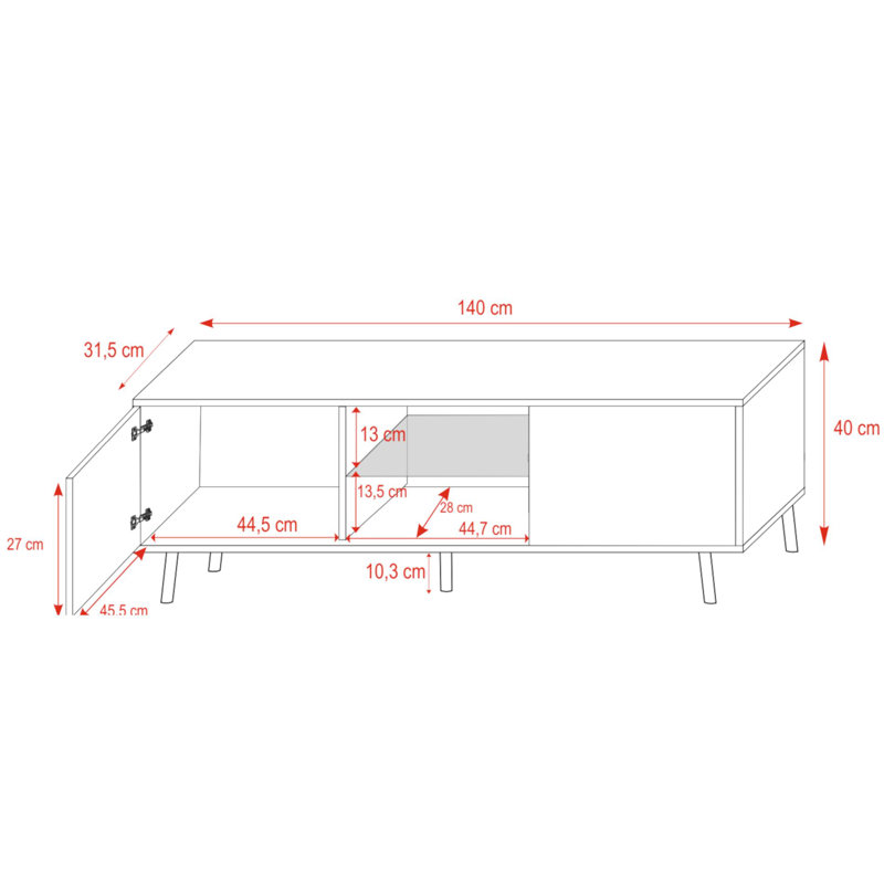 TV-ELEMENT 140 cm