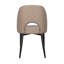 Ensemble de deux chaises d'appoint en similicuir gris