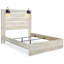 Lit à panneau, commode, miroir et table de chevet Cambeck-418701996