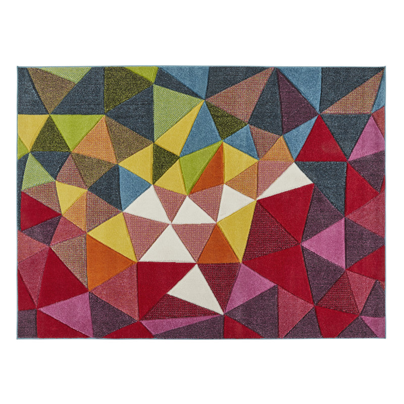 Geometric Area Rug, Rectangle 120 x 170cm