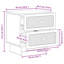 43cm W Manufactured Wood Bedside Table-1388725416