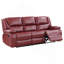 Ensemble de canapé inclinable 3 pièces Red-806661013