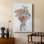 Aquarelle, arrangement floral I - galerie Cavas sur mesure