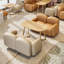 Banc rembourré en similicuir restaurant Cafe Cafe-101773548
