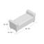 Banc de rangement rembourré Aisyah-1725864954