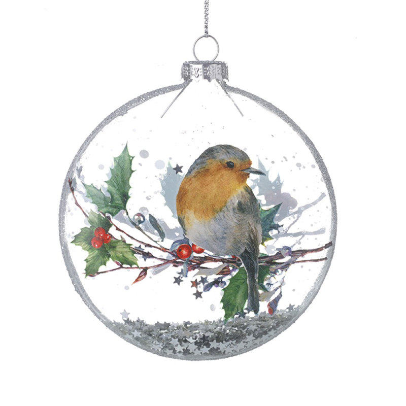 10cm Glass Animals Bauble