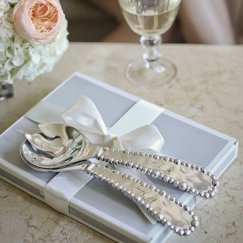 Pearl Salad Servers