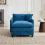 Canapé modulaire moderne à siège simple avec coussin double couche en chenille respirante et confortable-129423818-129423821