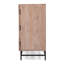 Unité de rangement géométrique fabriquée à la main en bois de manguier - Organisez votre armoire pratique
