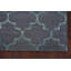 Tapis gris en laine / soie touffeté à la main Castle Heights
