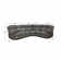 Gideon Grey Manual Reclining Sectional