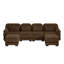 Canapé modulaire en L surdimensionné en forme de L Cloud Couch, canapé 4 places avec repose-pieds, coussins de siège épais et confortables, tissu en velours côtelé respirant-134376366