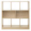 Lourdes 100 cm H x 97.5 cm W Standard Bookcase-38262769