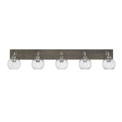 Barre d'éclairage de salle de bain 5 lumières Oxbridge