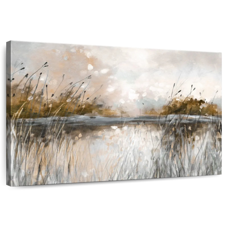 Vue sur le lac Avery Honeybloom, H 26 po x l 39 po