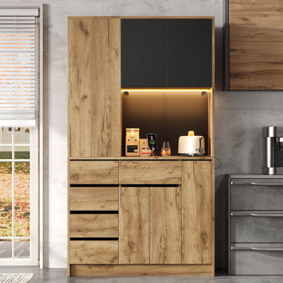 185cm Kitchen Pantry