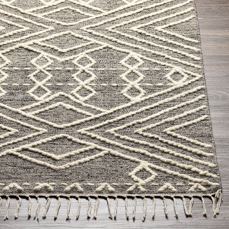 Keida Ikat Indoor Rug, Rectangle 6' x 9'