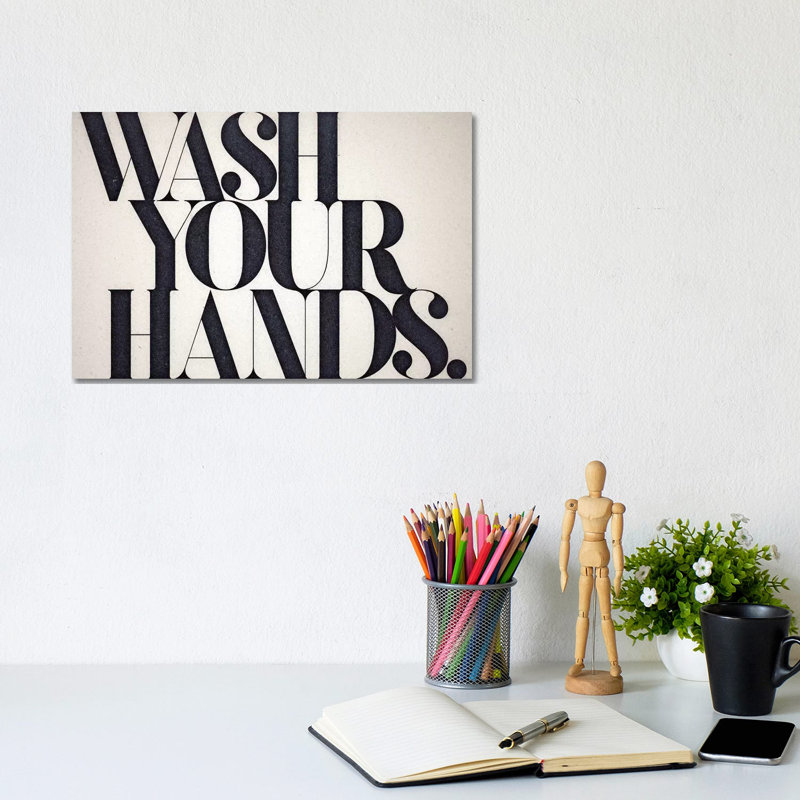 Wash Your Hands - Print, 101.6 cm H x 66.04 cm W x 3.175 cm D