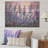 Lavender Serenity I - Floral Herbs On Wood Print-1995221627
