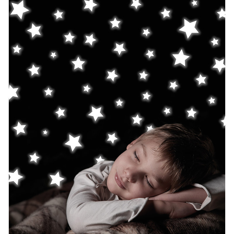 Décalcomanie murale Line Stars Glow in The Dark