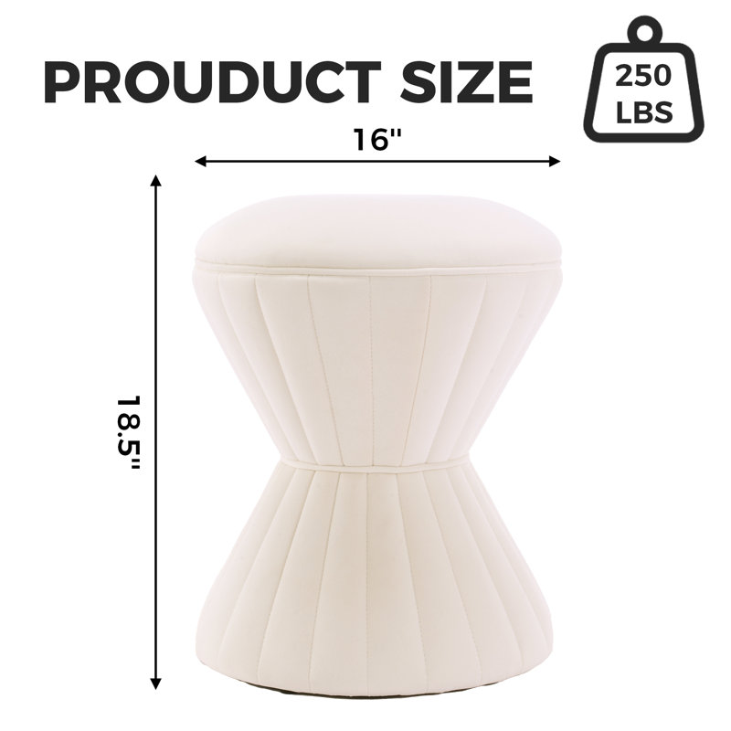 Tabouret de coiffeuse 16 po