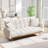 69''Modern Teddy Tufted Convertible Futon Sofa Bed-1463858765